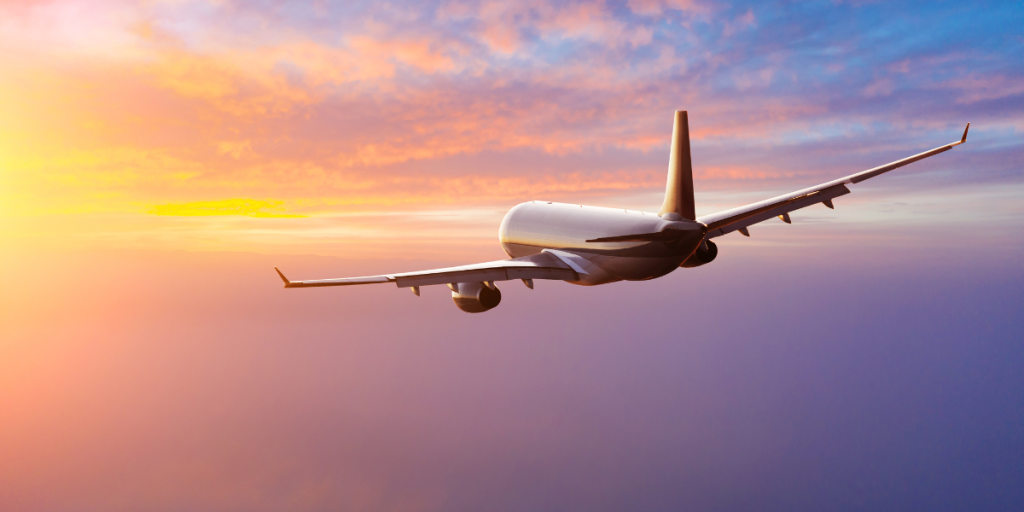 Plane moving abroad